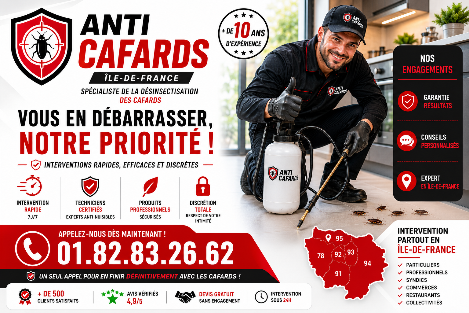 Cafards Deuil la Barre